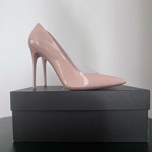 Barneys New York Patent Nude Heels